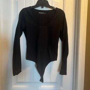 Abercrombie SOFTAF Collection black bodysuit